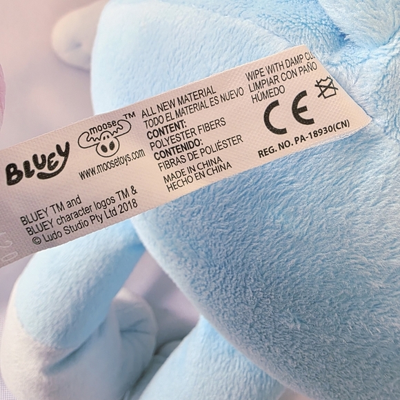 Bluey Blue Heeler Dog Plush Stuffed Toy Large Moose Toys Floppy 18 Inch 2018 - Picture 7 of 9